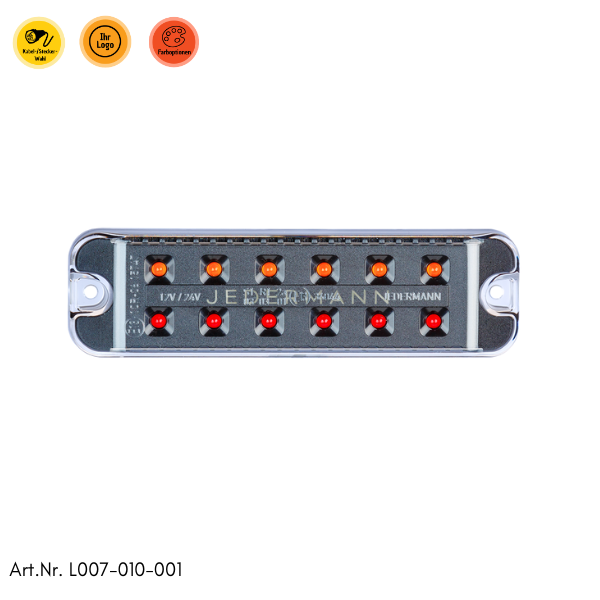 DOUBLEmann Brems-Blink-Schluss-Leuchte